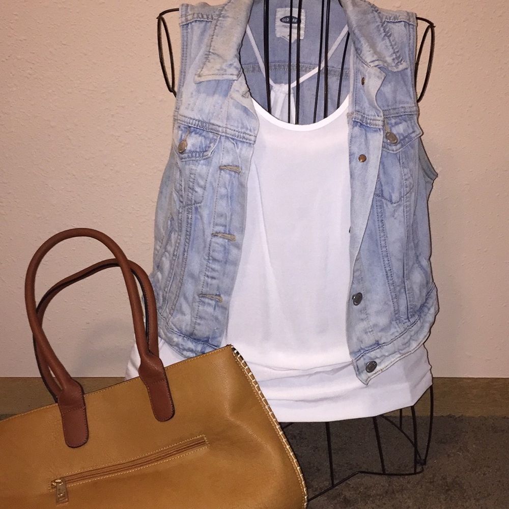 Super cute blue jean vest